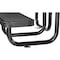 Global Industrial Square Kids Picnic Table, Black, Expanded Metal, 46 in L, 24-1/2 in H Overall 277151KBK - alternate 2